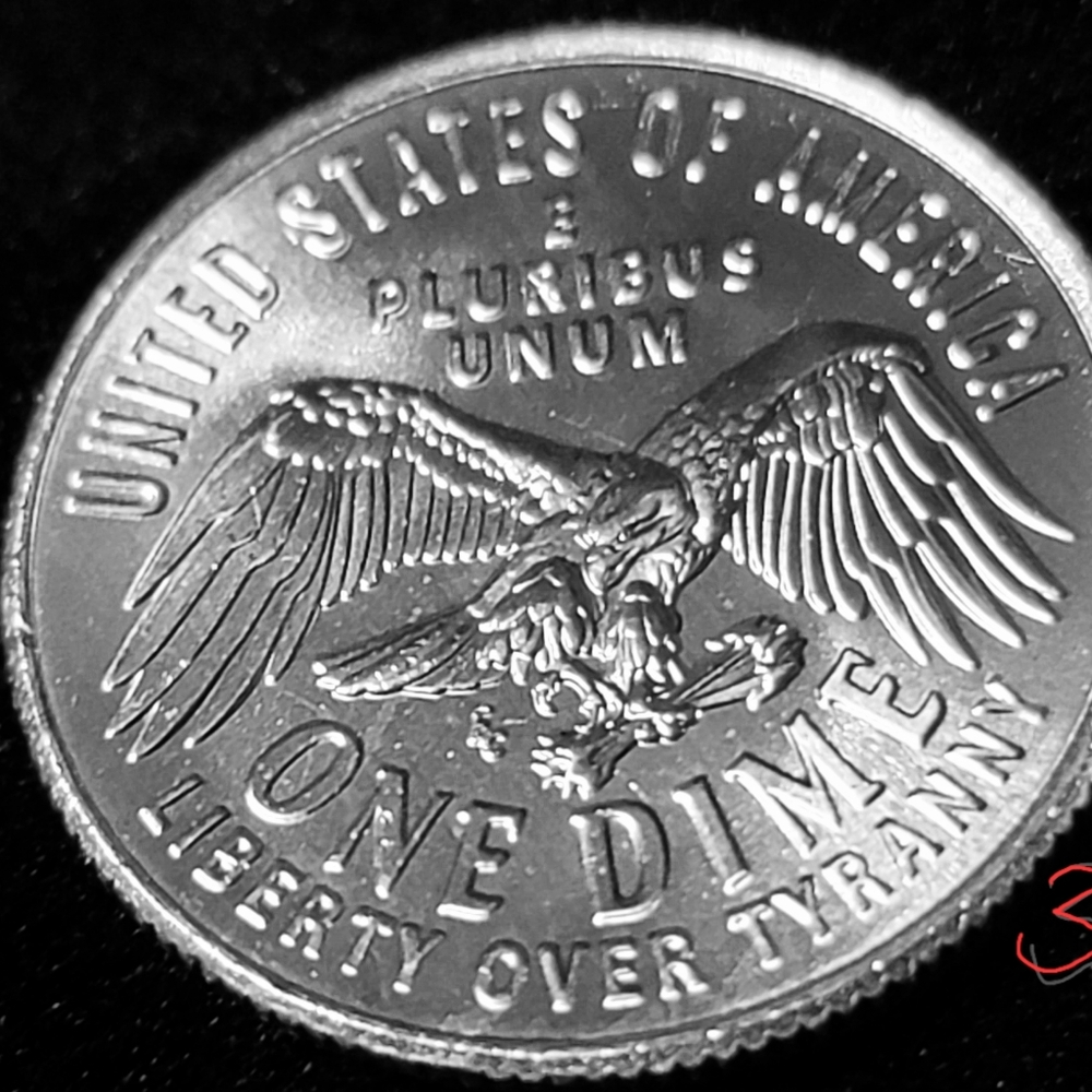 Emerging Liberty Dime. Set Of Two Commemorative Silver Coins 1776-2026 - Picture 9 of 10